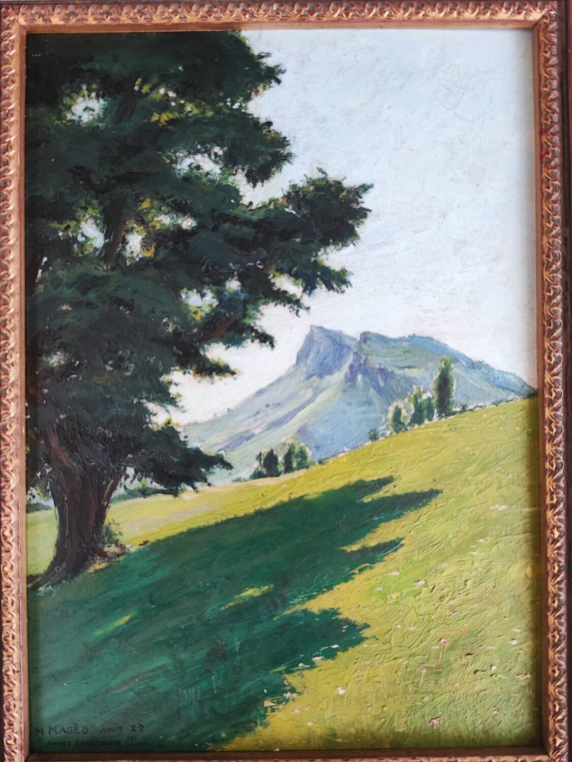 Peinture à l'huile - paysage