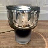 Large glass lamp "Scandinavian design 1950".