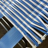 Set of 2 vintage folding lounge chairs