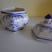 Hexagonal candy in earthenware 1970