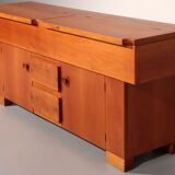 Torbecchia sideboard in walnut by Giovanni Michelucci for Poltronova, 1964