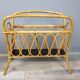 60s magazine holders in rattan and black formica