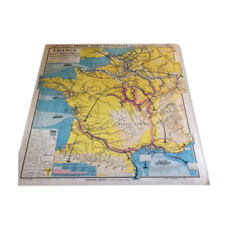 Carte scolaire  N°31 France chemins de fer et 31