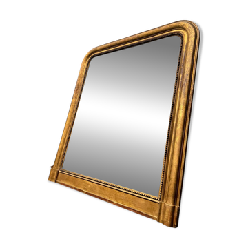 Large gold mirror Louis Philippe 19th century 121/105