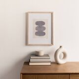 Contemporary abstract painting signed eawy