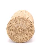 Wicker wastebasket, 1970s