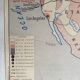 Vintage school map double-sided "South America / North America"
