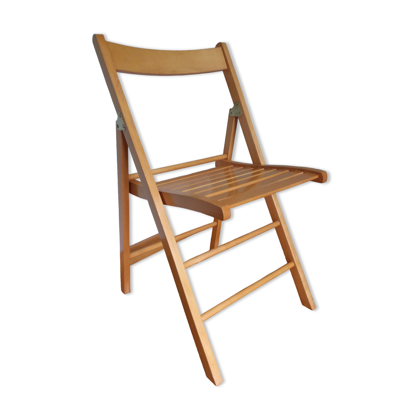 Wooden folding chair