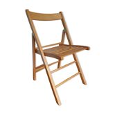 Wooden folding chair