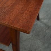 Table basse en teck, design danois, années 1970, production : Danemark