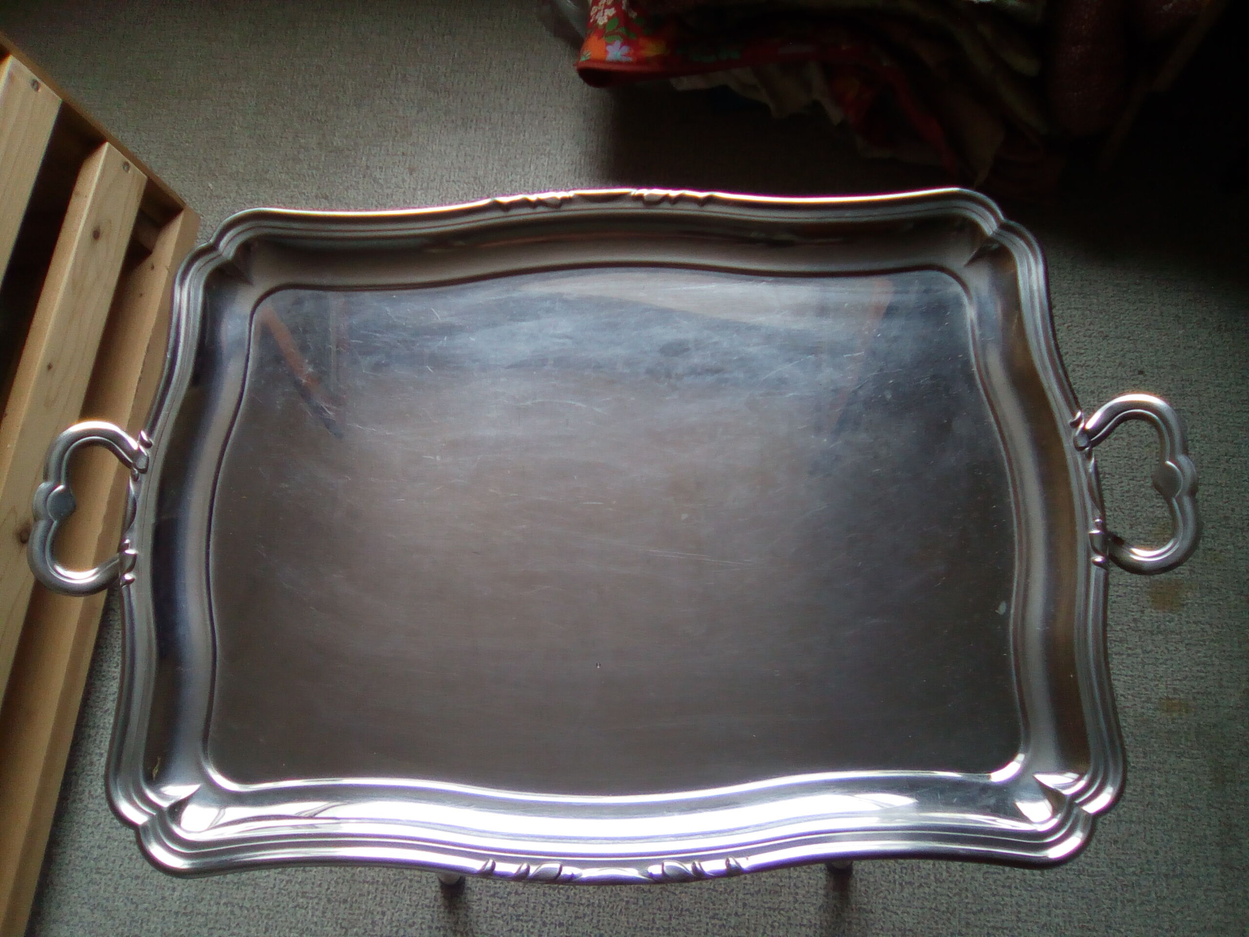 stainless steel trays 70s 80s