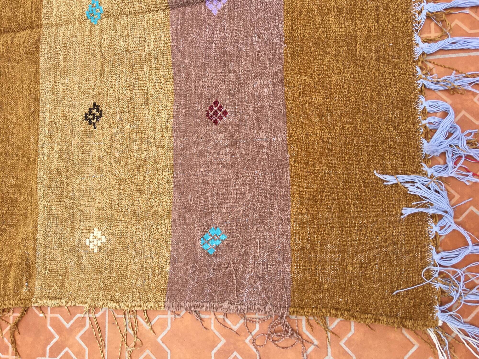 Carpet Kilim Oued-Zem, Velvet, Berber 1m53 x 93 cm