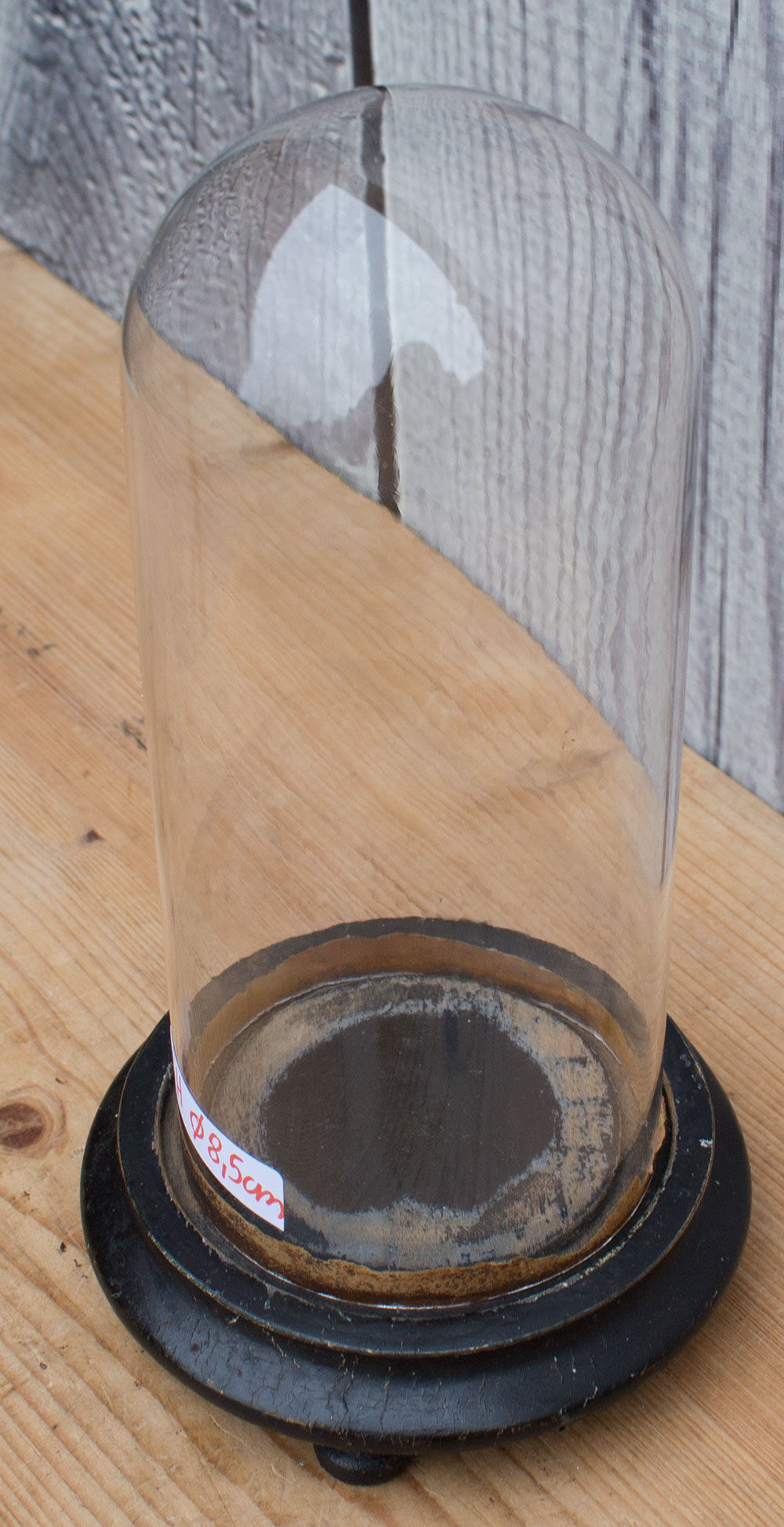 Ancient round glass globe 21 cm