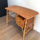 Rattan desk from around 1970.