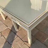 2 vintage 1970s ivory coffee tables