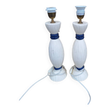 Pair of Kostka lamp bases