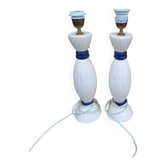 Pair of Kostka lamp bases