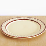 Dessert service 12 plates and tiled pie dish