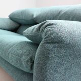 Vico Magistretti "Maralunga" 2-seater re-upholstered sofa For Cassina