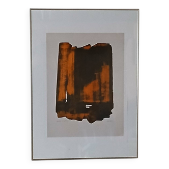 Pierre soulages d'après eau forte xvi 1961