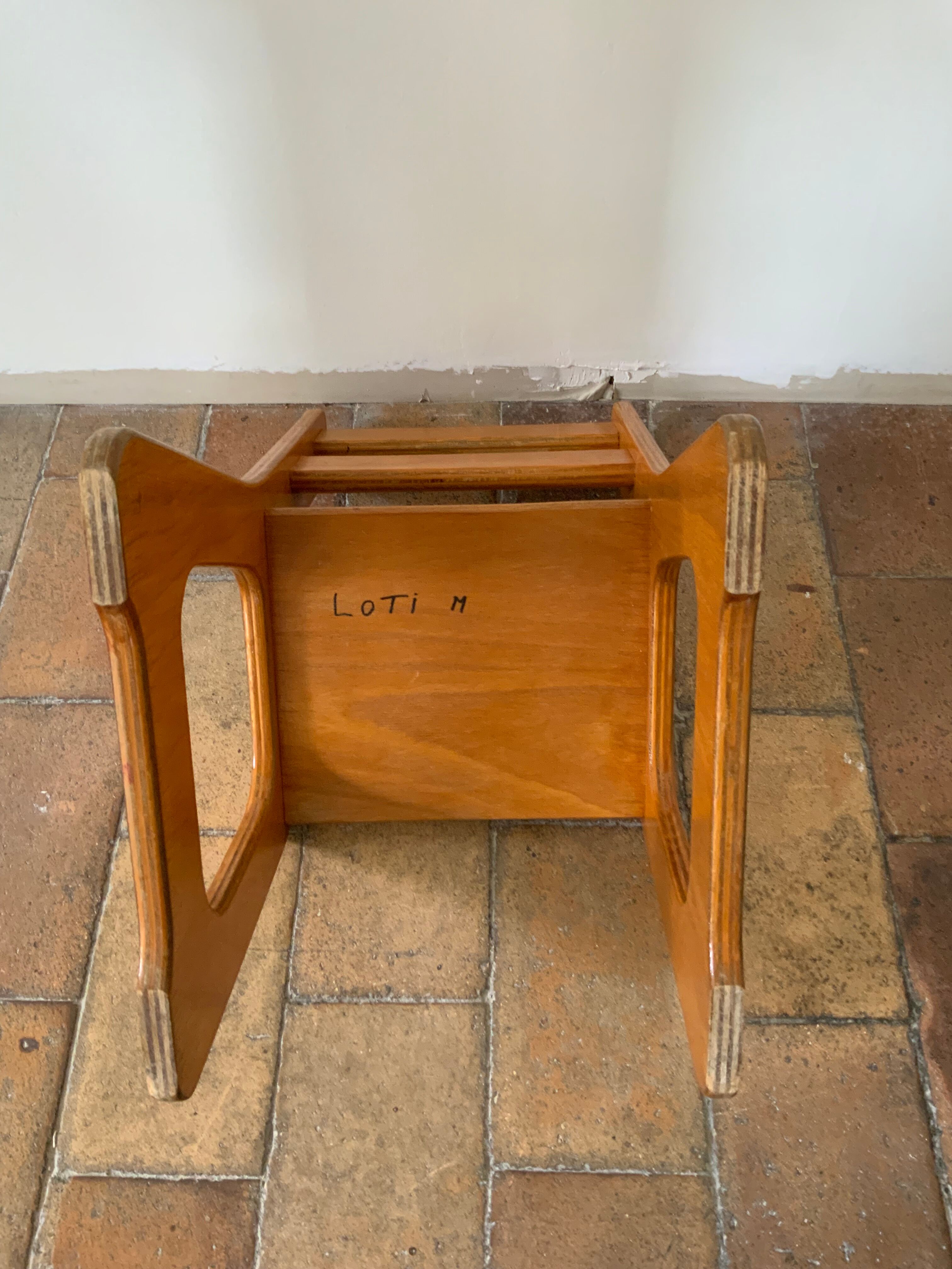 Vintage sled children's chair