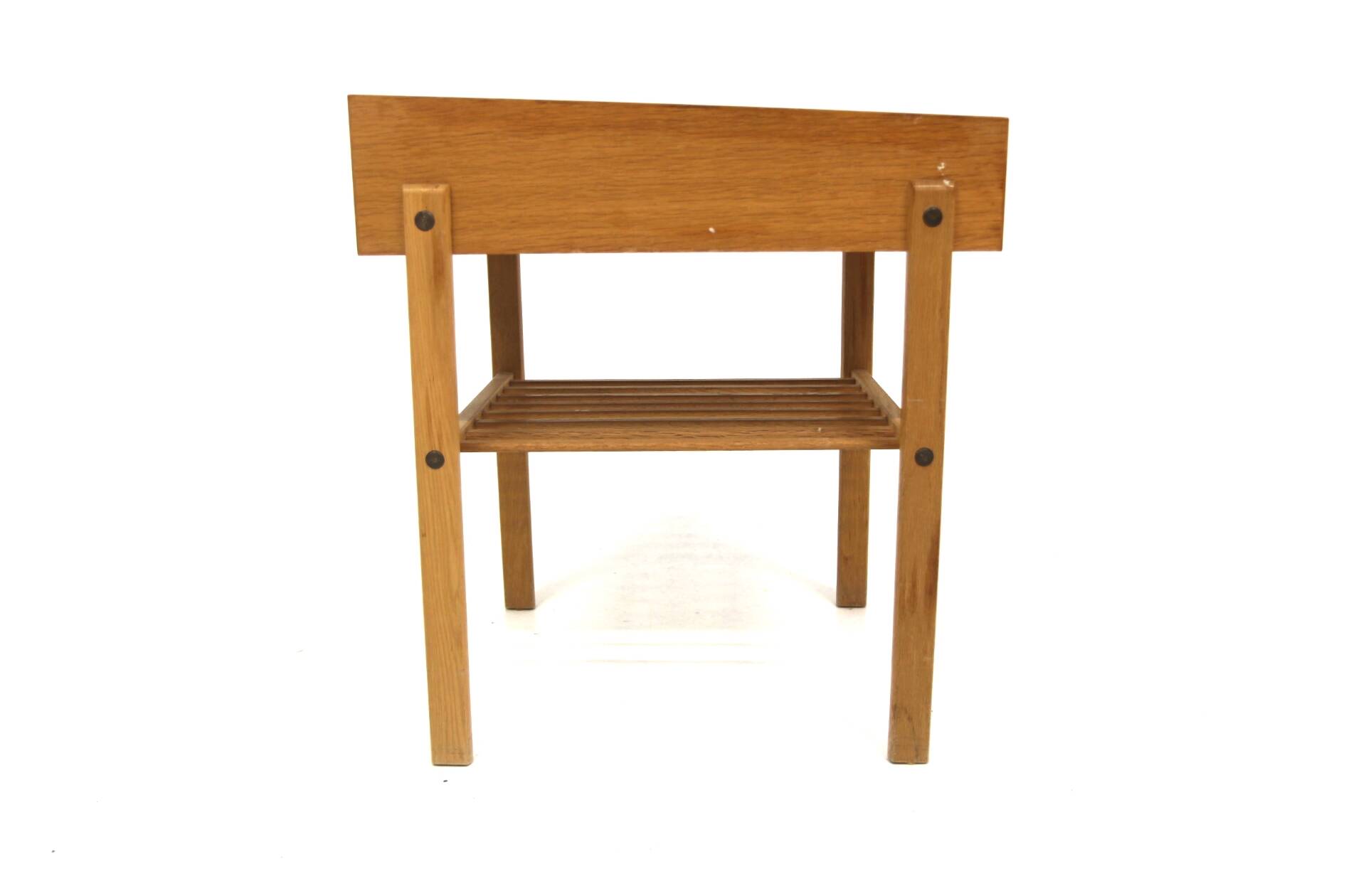 Scandinavian oak bedside table, Sweden, 1960s