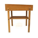 Scandinavian oak bedside table, Sweden, 1960s