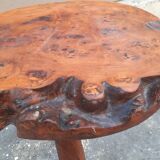 Brutalist style tripod stool