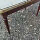 Table basse ancienne style louis xvi avec plateau marbre