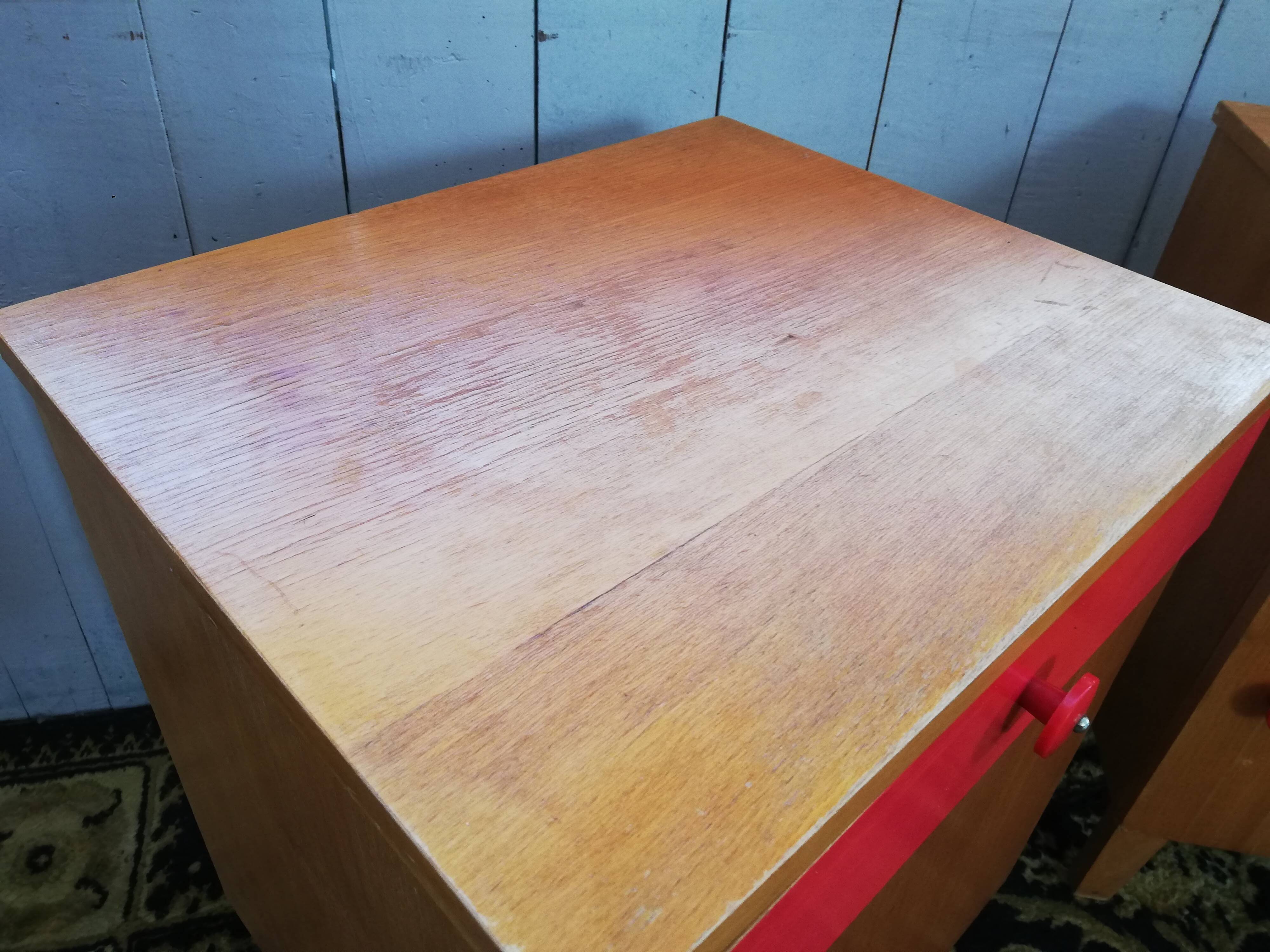 Pair of bedside tables, Czech