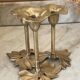 Vintage brass flower chandelier