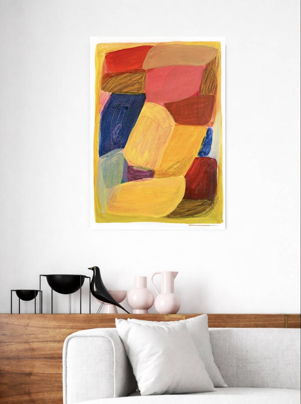 Original abstract painting on canvas