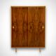 Vintage Wardrobe with sliding doors, 1960s, Czechoslovakia
