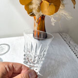9 white wine glasses cristal d'Arques model tuileries