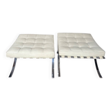 Pair of Barcelona Ottomans Knoll edition
