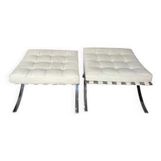 Pair of Barcelona Ottomans Knoll edition