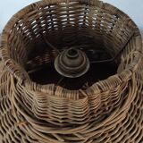 Rattan wicker lampshade