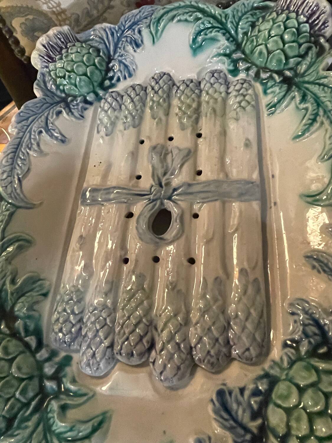19th century asparagus dish