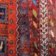 Vintage tribal rug 170x240 cm, wool oriental handmade rug large 2553