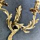 Deux paires d’appliques en bronze