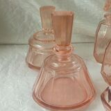 Glass dressing table filling perfume bottles powder box