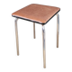 Tabouret vintage en skaï et chrome