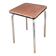 Tabouret vintage en skaï et chrome