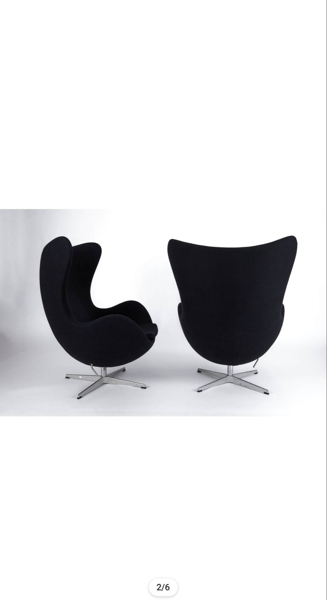 2 egg chairs lounge chair