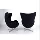 2 egg chairs lounge chair