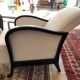 Paire de fauteuils art déco à système