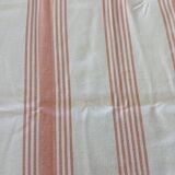 Nappe ancienne rose et blanche