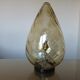 Murano glass "egg" lamp amber golden 60 70 years