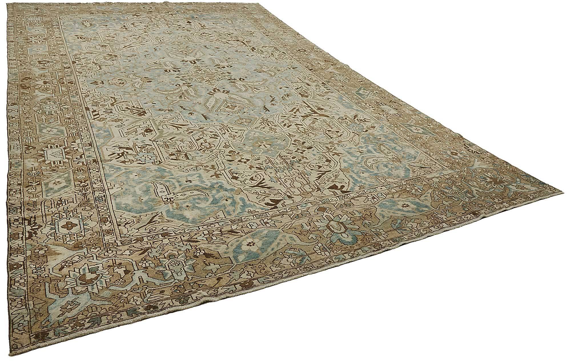 Tapis vintage unique fait à la main 305 cm x 487 cm
