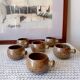 Vintage soup service in pyrite stoneware